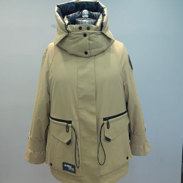 FODARLLOY Ladies Warm Hooded Cotton-padded Clothes Slim Long Down Winter Jackets
