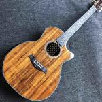 41 inch Solid KOA Top PS14 Acoustic Guitar Cocobolo Back Sides Real abalone
