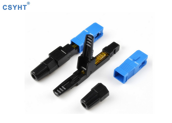 20N Tension SC UPC Fiber Optic Connector FTTH Telecommunication