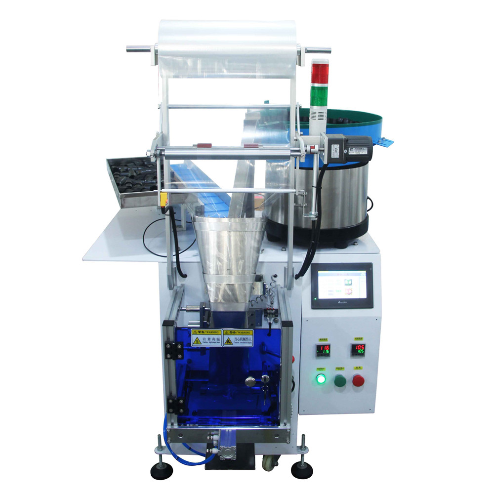 Screw Nuts Automatic Counting Sealing Packing Machine For Hardware