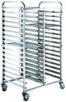 Mobile Commercial Hotel Equipment Bakery Tray Rack Trolley Stainless Steel Food