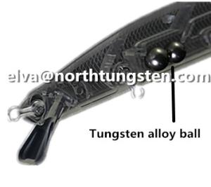 Quality Tungsten alloy ball sphere bead fishing weight balance adjust weight wholesale