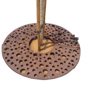 Quality Pre weathered Corten Steel Landscape Round Tree Grates OEM ODM wholesale