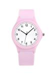 41.5mm Plastic Quartz Watch 3ATM Fashionable Black Plastic