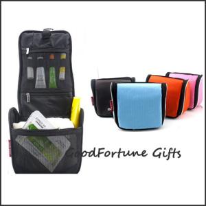 Quality promotion nylon travel cosmetic travel portable wash bag gift wholesale
