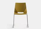 Quality BIFMA Test PP Plastic Rolling Office Chair 200kg Bearing wholesale