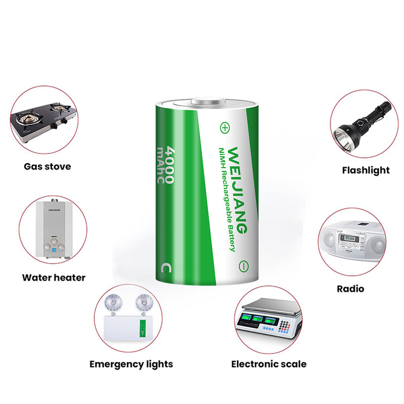 Long Lasting AA NiMH Batteries With 4-6 Hour Charging Time