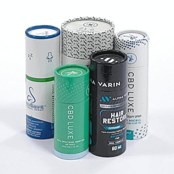 Cheap Recycled Paper Mailing Tube Boxes Packaging Custom Round Candle Boxes for sale