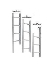 Quality Compact Aluminum Safety Ladder 3.56m High Aluminum Fixed Ladder wholesale