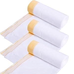 20L Disposable Waste Bag Customed Black Clear And White 100 Counts For