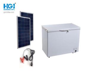 Quality HGI DC 9.3 Cf Panel Solar Powered Chest Freezer 262 Liter For Outdoor And Home wholesale