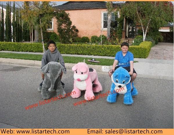 Arcade Game Parts Stuffed Animals Plush Wheels Happy Rides on Animal, Animal