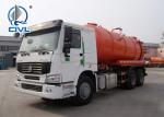 HOWO Vacuum Sewage Truck 6 X 4 12M3 Euro 2 ZF8098 High Efficient Long Service