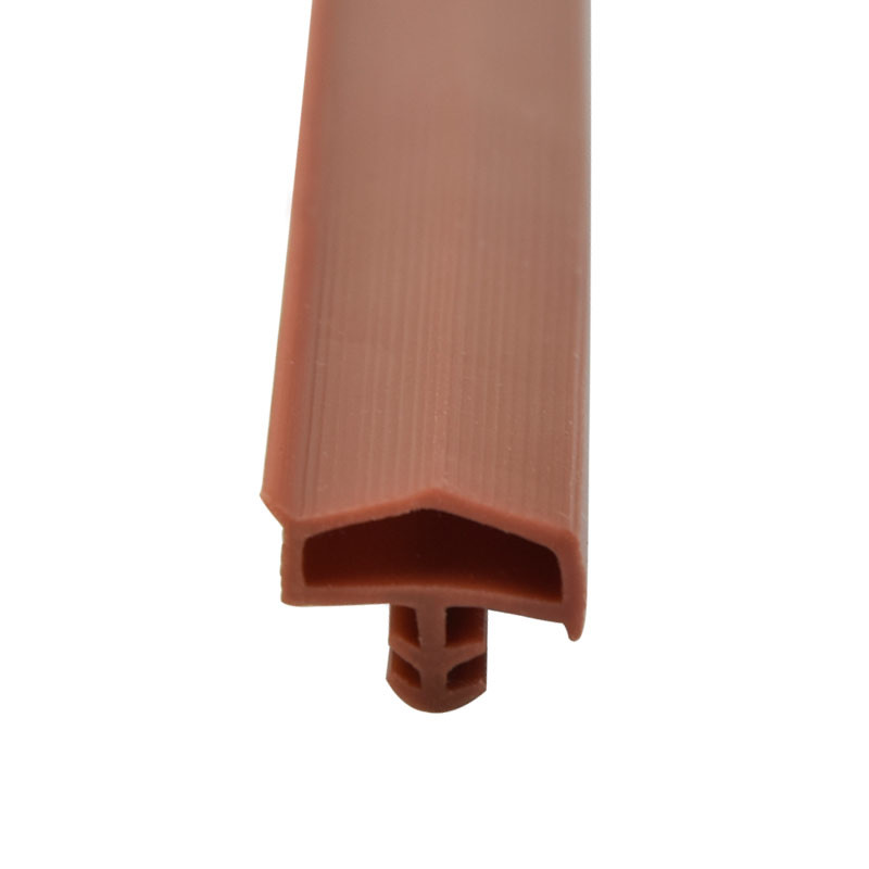 Roof Shaped Wooden Door Seal Strip Thermoplastic Elastomer Seals With Fin 12x6mm