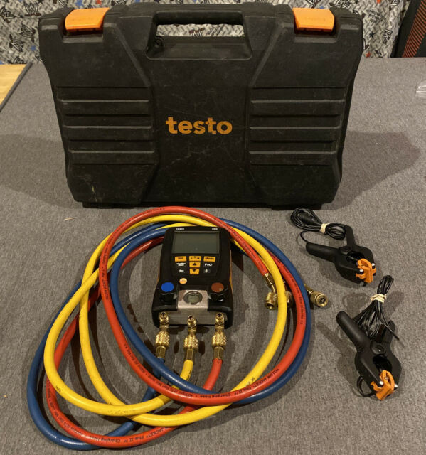 Electronic Refrigerant Temperature Tester Digital Manifold Kit With Bluetooth Support