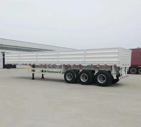 12 Tire Multifunctional Side Wall Fence Cargo Semi Truck Trailer with Fuwa / BPW