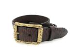 Heavy Duty Full Grain Leather Belts Casual Leather Belts With Special Pin Buckle