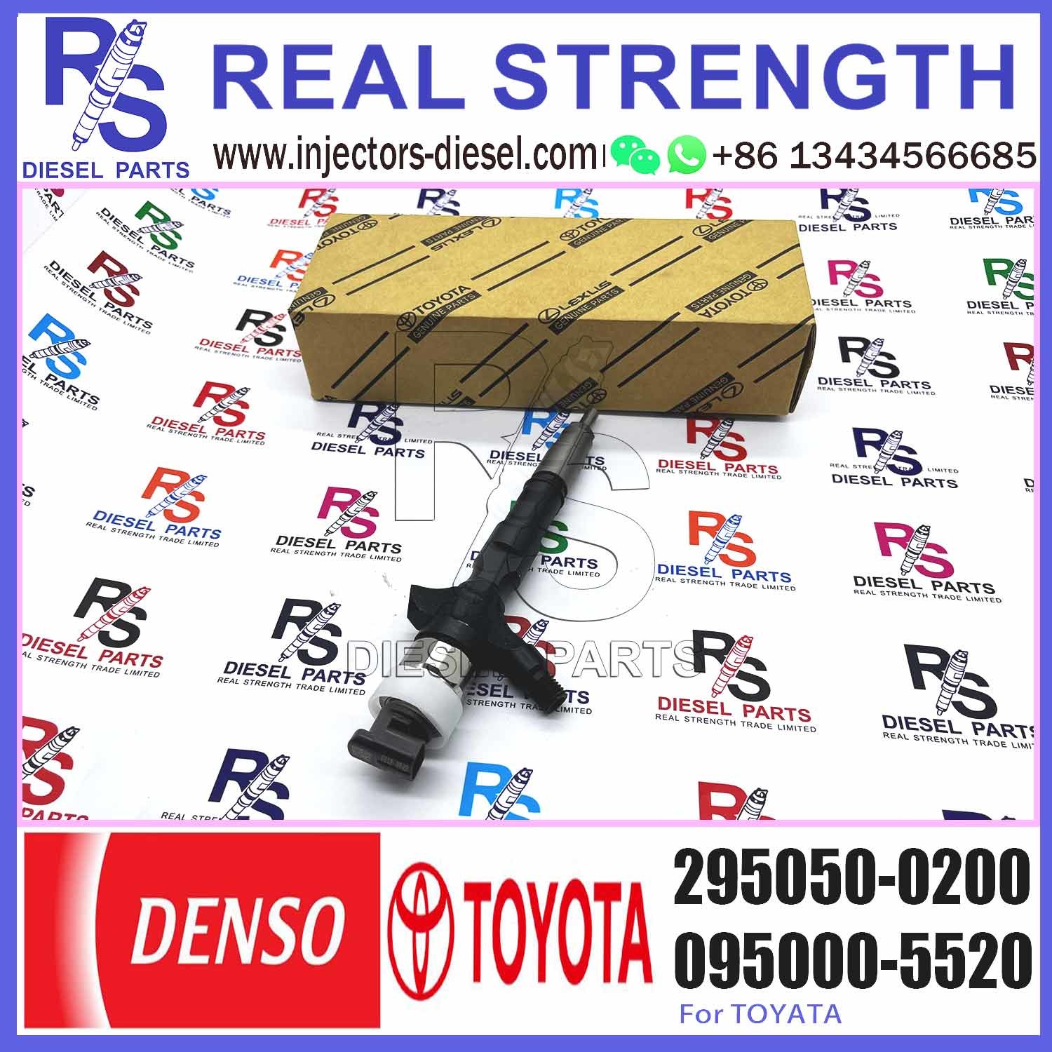 Common Rail Injector 23670-30400 Fuel Injector 295050-0460 295050-0200