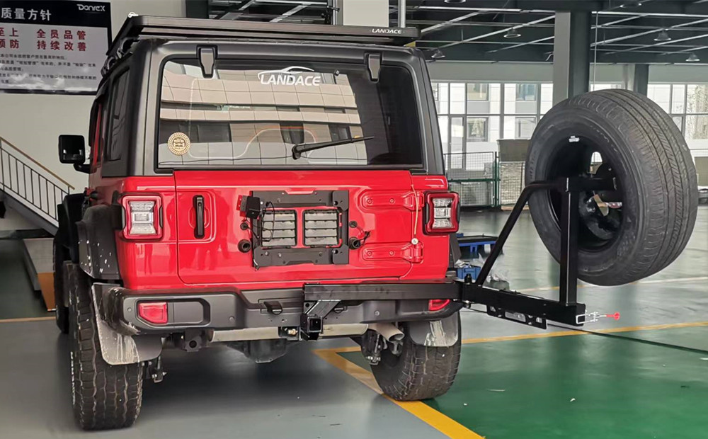 Off-Road Universal Car Fitment Custom Metal Fabrication Spare Wheel Carrier High-