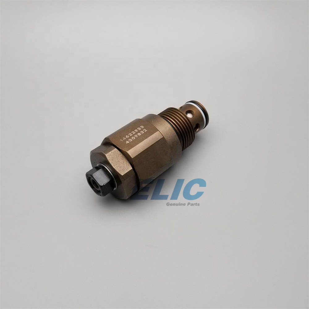 Ec460 Excavator Relief Valve 14597140 14622933 Port Relief Valve