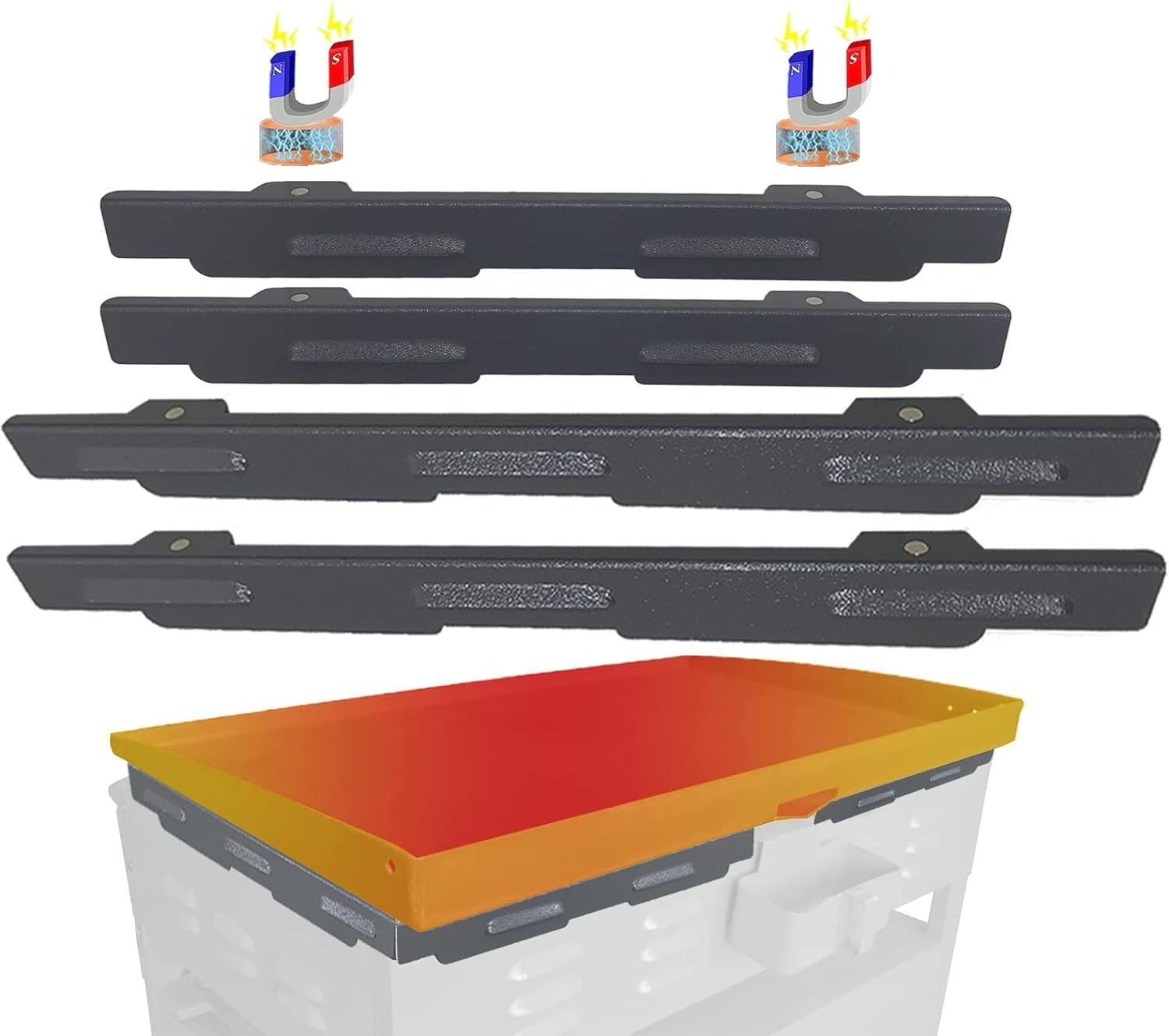 Waterproof Magnetic Wind Screens for Blackstone Griddle Protect Flame and Keep Hood Safe
