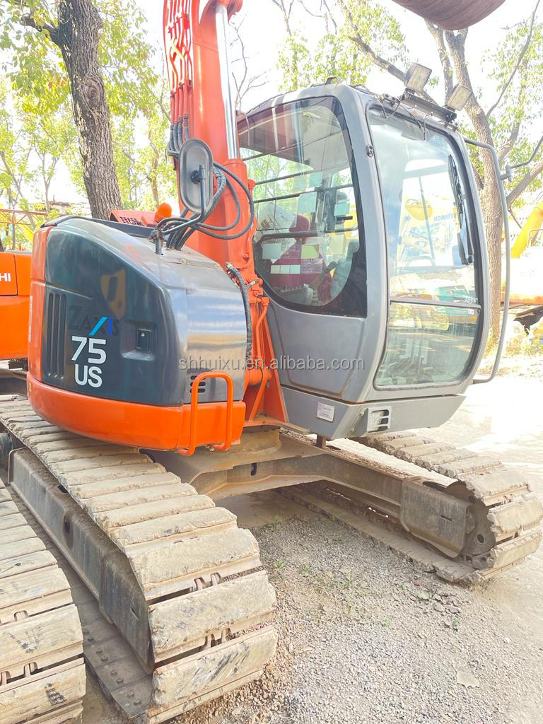 hydraulic excavator used Hitachi zx 75/second hand Hitachi zx75 on sale