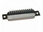 Female25 D Sub Solder Connector Black 26 Pin Waterproof Electric Connector