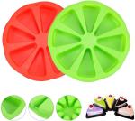 Harmless Oilproof Silicone Cooking Molds , Microwaveable Silicone Cake Tray