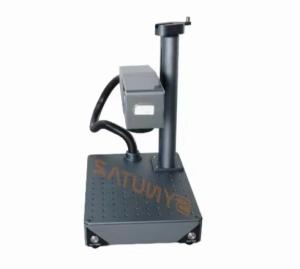 Quality EZCAD Compatible Software Fiber Laser Marker Machine Air Cooling 110mm*110mm Marking Area wholesale