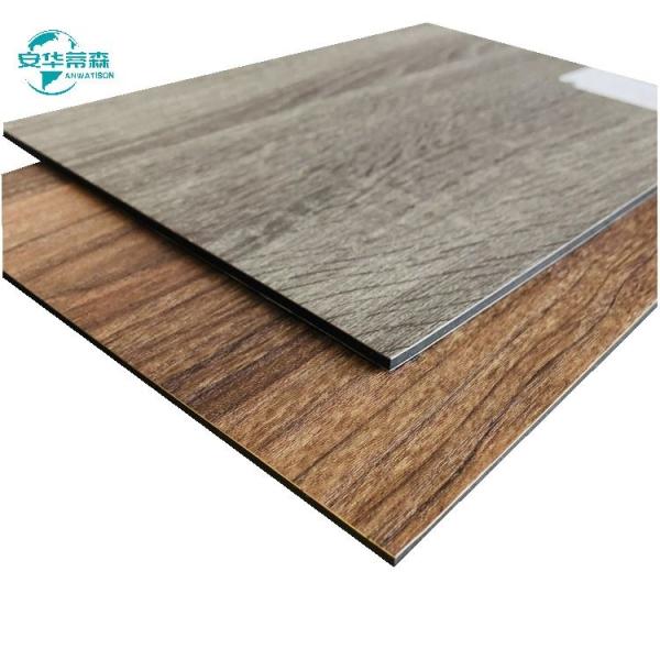 Cheap 2440mm Wood Grain External Wall Cladding Pvdf Coating ACP 6mm for sale