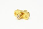 Female SMP RF Connector 2 Holes Flange Mount 50Ω Impedance for MF108A Cable