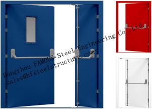 Quality Galvanized Industrial Hollow Steel Fire Doors For Residential Application wholesale