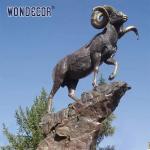 WONDERS 100cm Metal Goat Garden Sculpture Outdoor Home Decoration