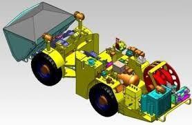 Quality Electrical Underground Haul Truck , 380V Durable Underground Mining Vehicles wholesale