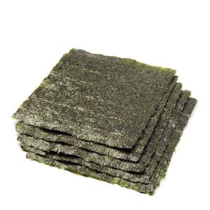 Quality Dark Green Algas Nori For Sushi Natural Seaweed Flavor Roasted Sushi Nori wholesale