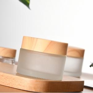 Quality Skincare Packaging Cream Packaging Jar 30g 50g 100g Luxury Glass Cosmetic Jars wholesale
