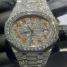 Buy cheap Colourless Luxury Diamond Watch 20 carats Mens Diamond Watches 3EX from wholesalers