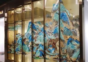 Quality Exterior Scratch Resistant Enameled Ceramic Fritted Glass wholesale