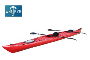 Quality Deluxe Double Sit sit in kayak , Racing Sit Inside Tandem Kayak Fast Speed wholesale