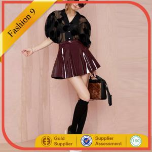 Quality Glamorous Vinyl Frontier Skater Skirt wholesale