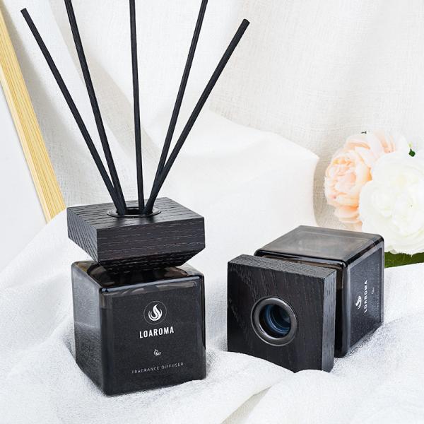 House Custom Fragrant Packaging Box Wood Stick Diffuser Glass Bottle Reed