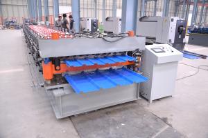 Quality Roof Tile / Roofing Sheet Roll Forming Machine Metal Deck Roll Forming Machine wholesale