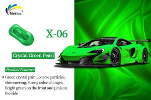 Quality Crystal Green Car Pearl Paint Waterproof Scratch Resistant 0.95KG wholesale