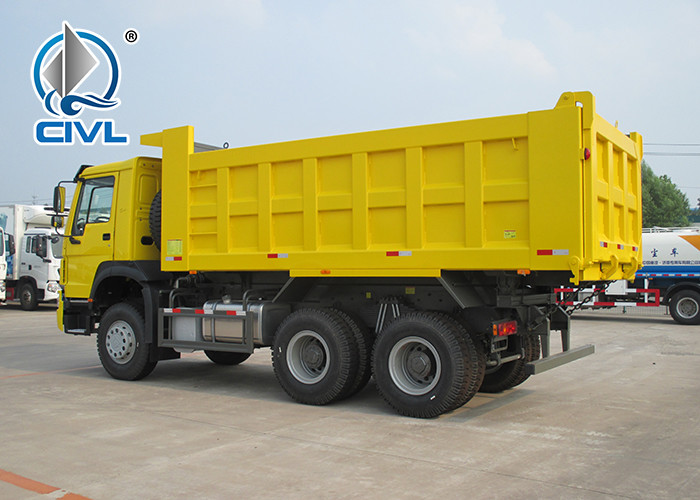 Ventral Lifting 10 Tires Heavy Duty Dump Truck / Howo 6x4 Tipper