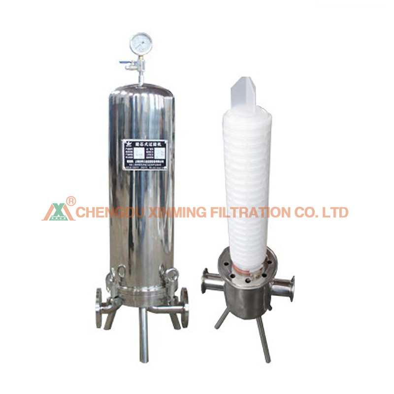 High Precision Stainless Steel Filter Press Water Cartridge Filter ≥0.8MPa Pressure