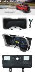 Viknav Car Digital Dashboard Panel For Chevrolet Camaro (2010-2015) 12.3 inch