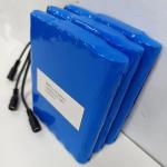 Flat Battery Pack 12V 10Ah 18650 Lithium Batterie 3s4p With DC Female Plug For