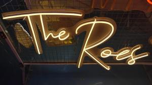 Quality AC240V Waterproof Square Backboard Neon Bar Signs The Rose Logo No Fragile wholesale