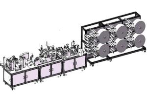 Quality Channel Steel 60hz Earloop Mask Producing Machine wholesale