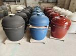 Blue bubble Glazed Charcoal Kamado Grill 27 Inch BBQ